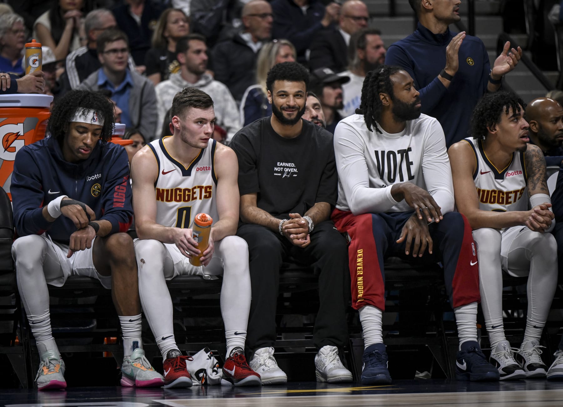 Christian Braun and Jamal Murray
