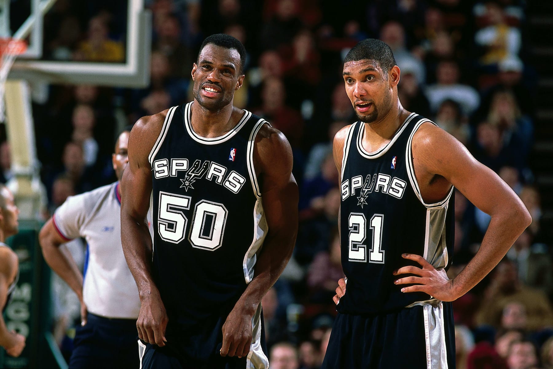 David Robinson and Tim Duncan