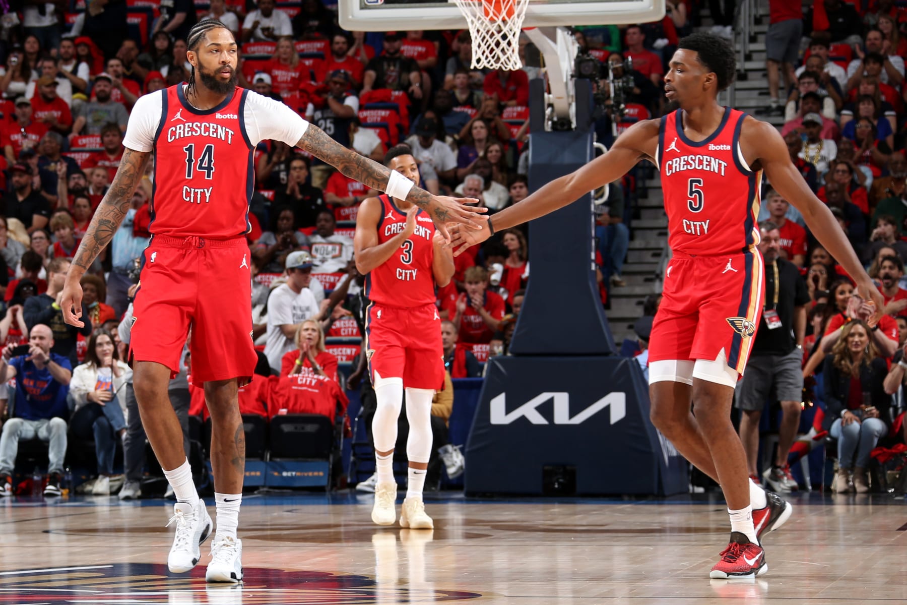 Brandon Ingram and Herb Jones