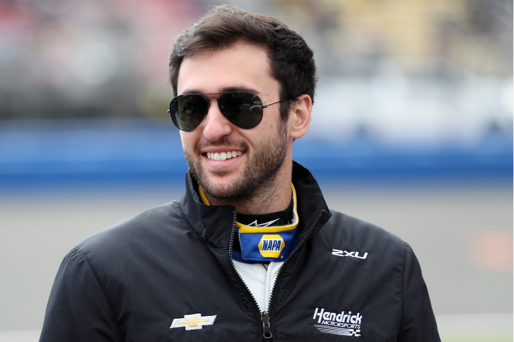 FONTANA, CALIFORNIA - FEBRUARY 26: Chase Elliott, driver of the #9 NAPA Auto Parts Chevrolet, waits on the grid prior to the NASCAR Cup Series Pala Casino 400 at Auto Club Speedway on February 26, 2023 in Fontana, California. (Photo by Meg Oliphant/Getty Images)