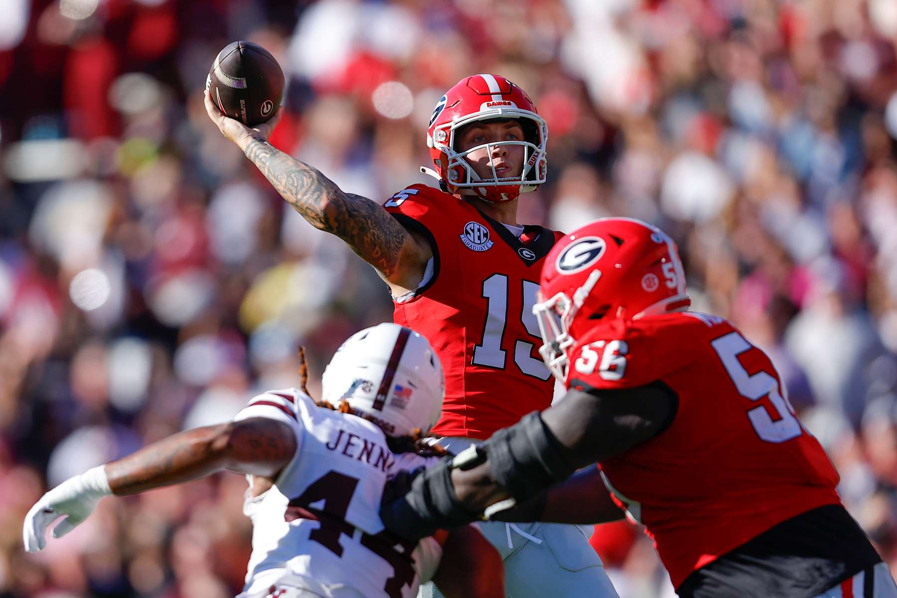 Georgia quarterback Carson Beck