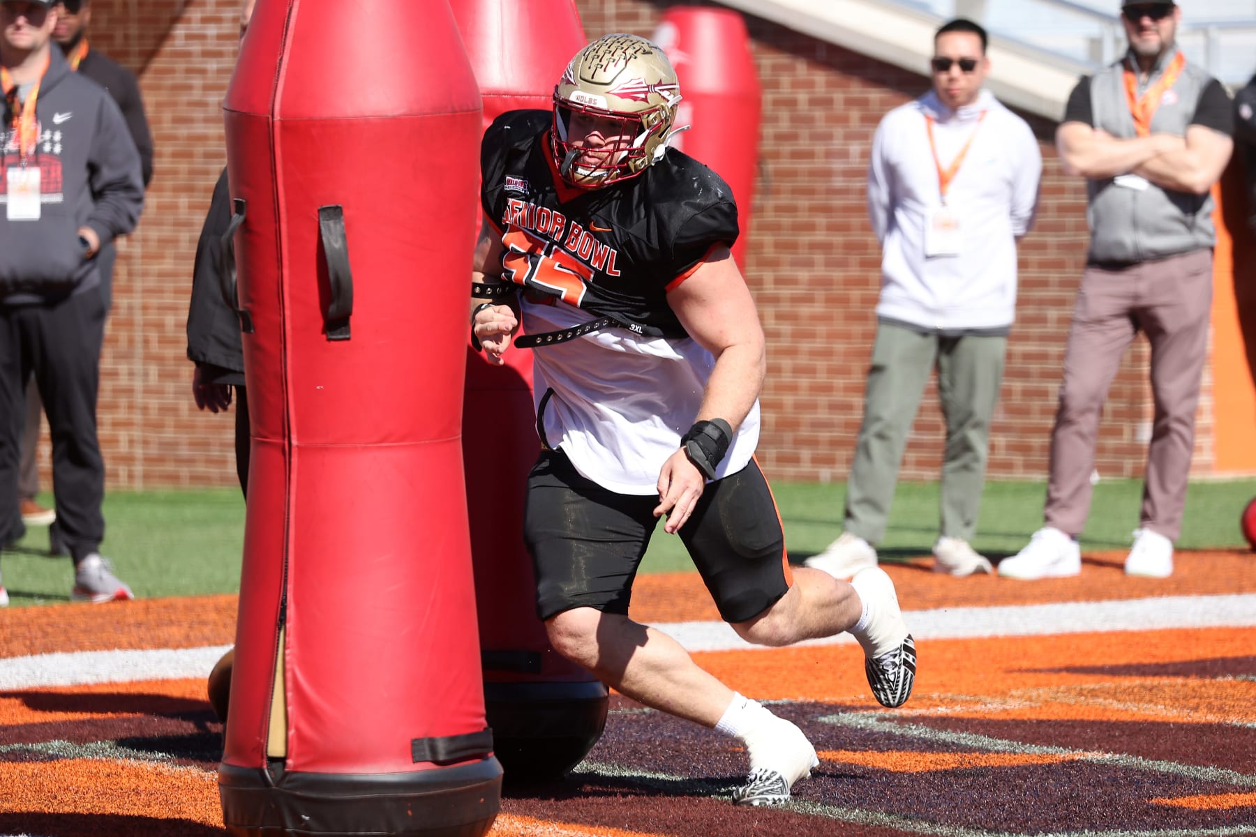 Florida State defensive lineman Braden Fiske