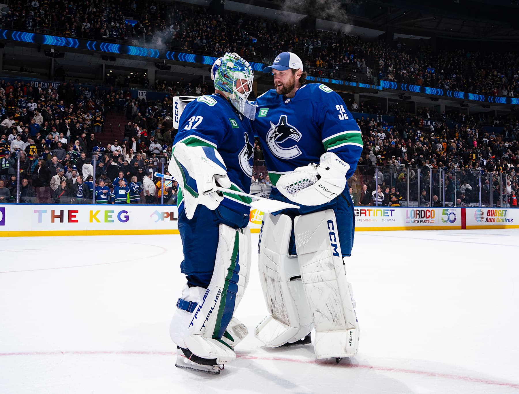 Kevin Lankinen and Thatcher Demko.