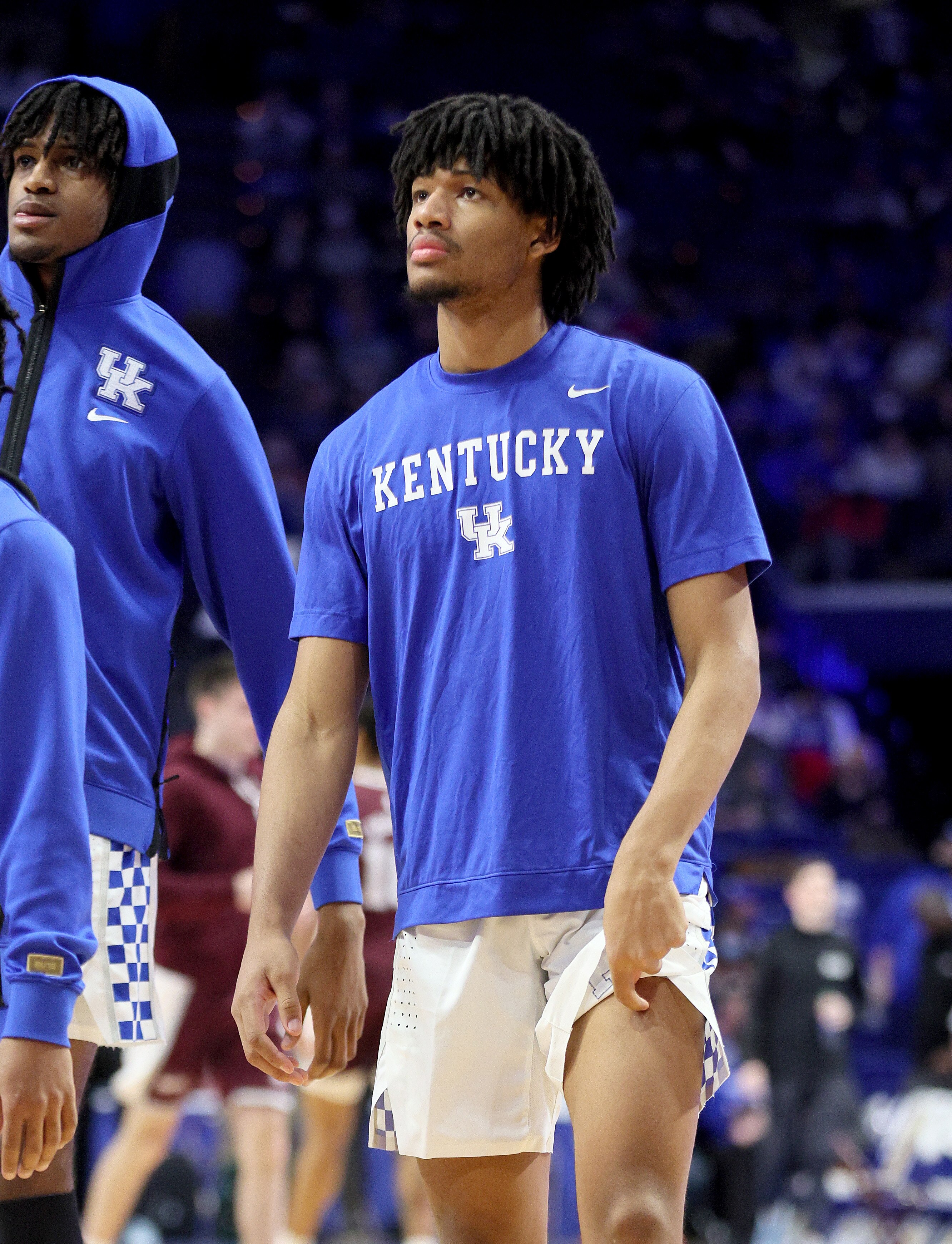 LEXINGTON, KENTUCKY - JANUARY 25: Shaedon Sharpe #21 of the Kentucky Wildcats against the Mississippi State Bulldogs at Rupp Arena on January 25, 2022 in Lexington, Kentucky. (Photo by Andy Lyons/Getty Images)