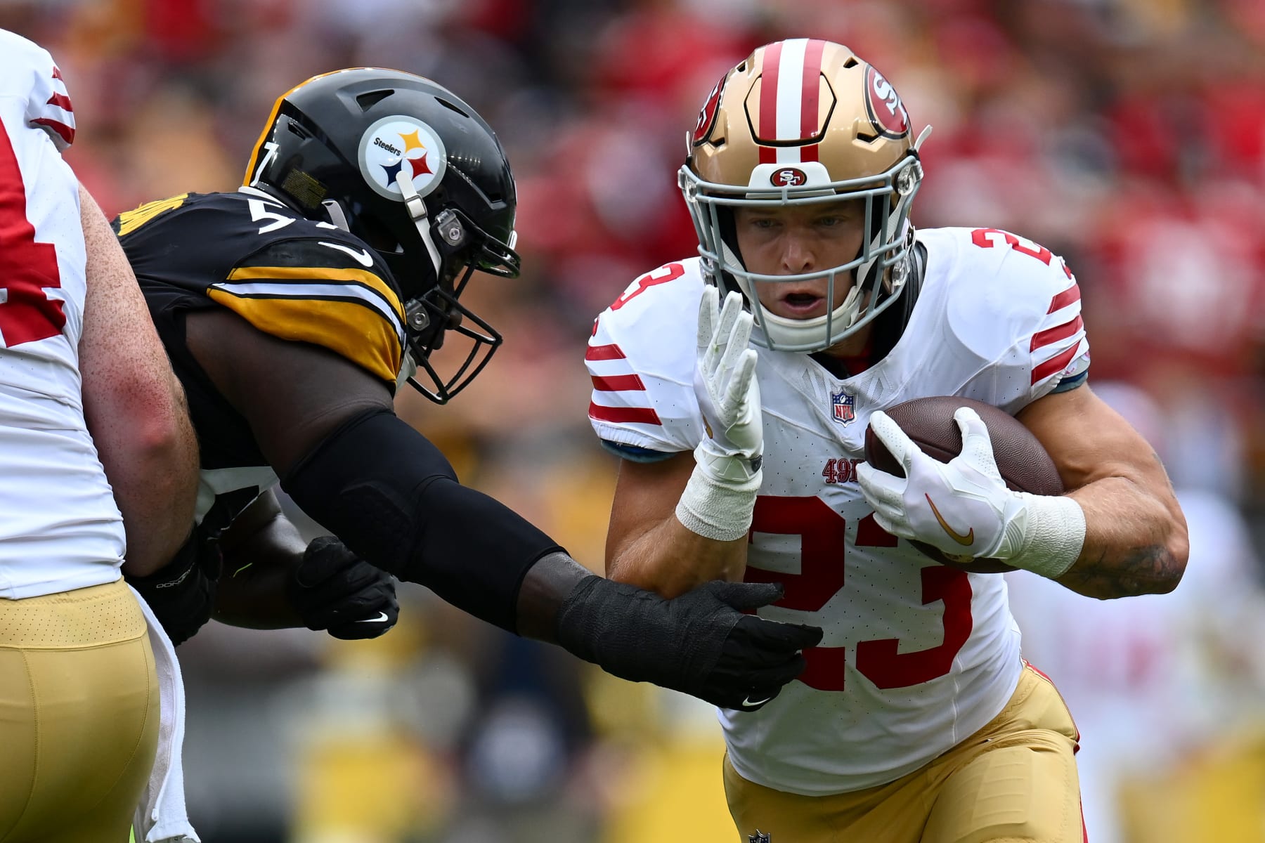 49ers RB Christian McCaffrey