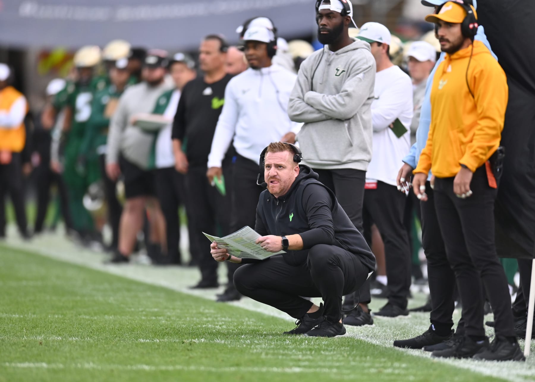 South Florida Bulls head coach Alex Golesh 