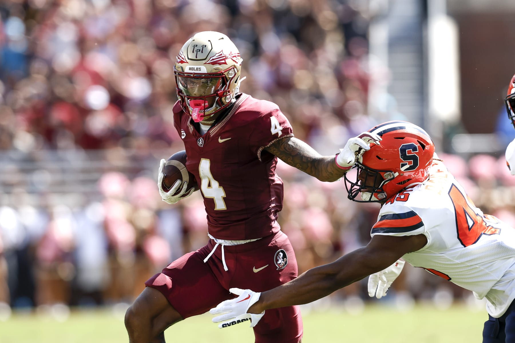 Keon Coleman of the Florida State Seminoles