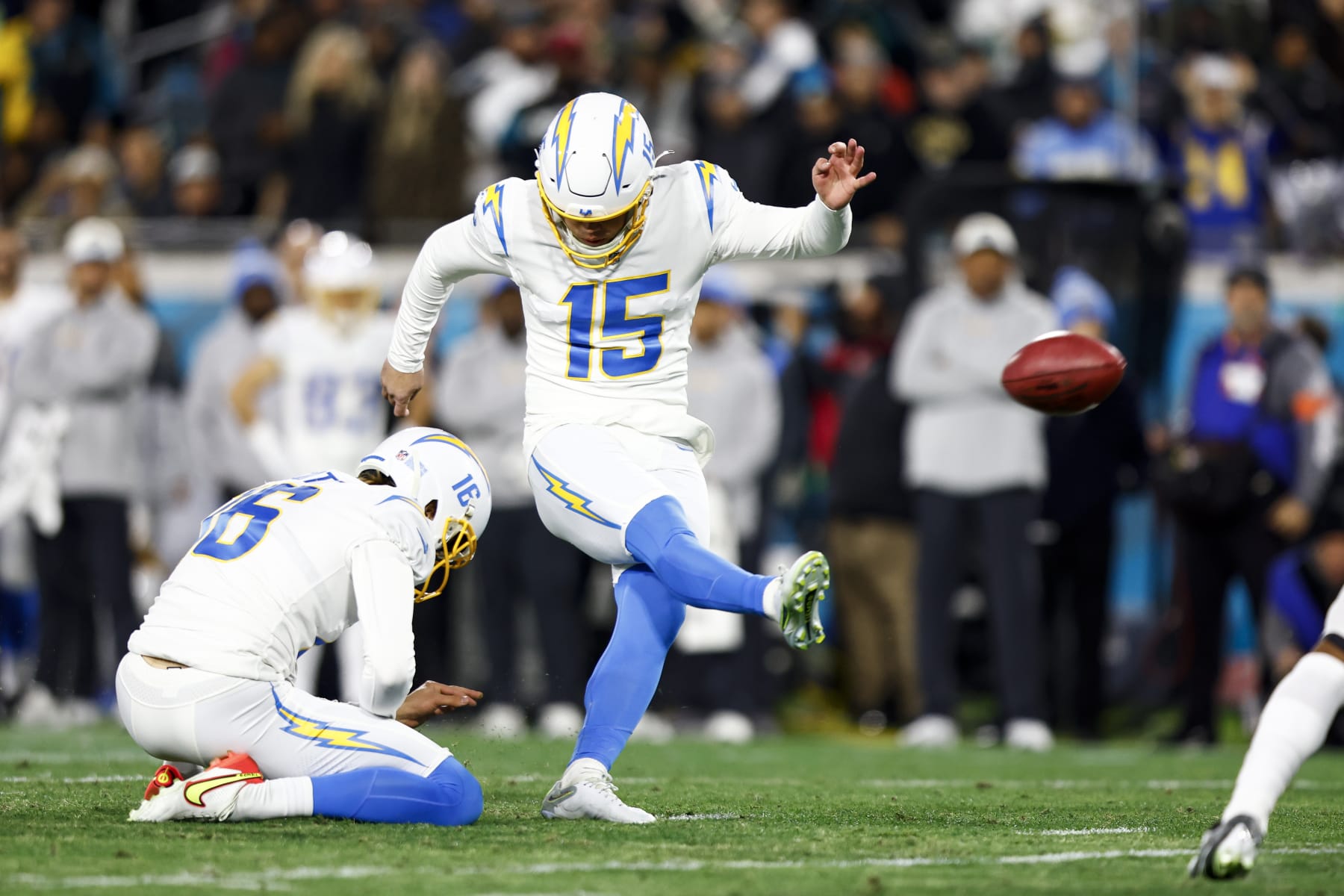 Los Angeles Charger kicker Cameron Dicker