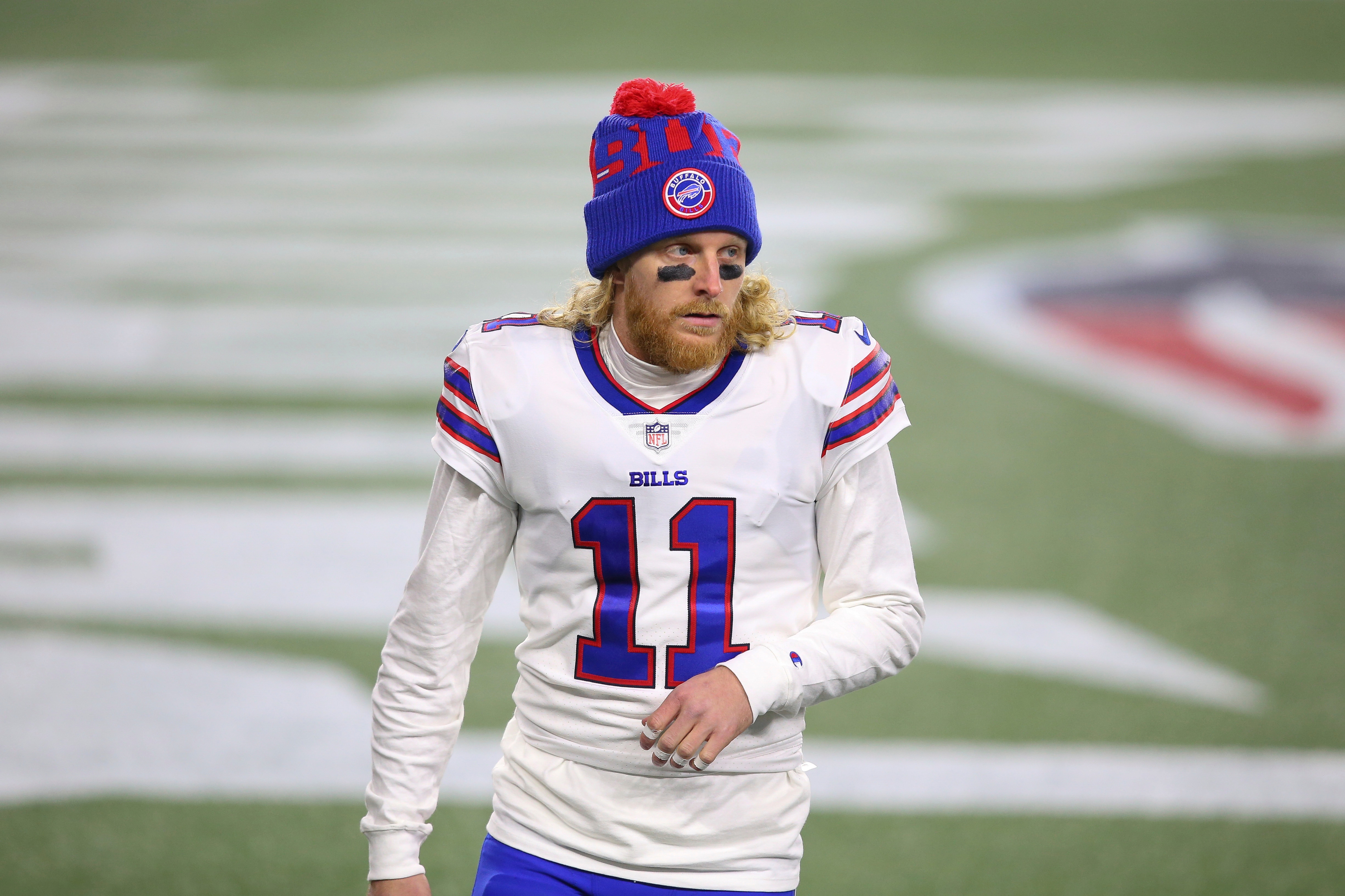 Buffalo Bills wide receiver Cole Beasley (11) during the first half of an NFL football game against the New England Patriots, Monday, Dec. 28, 2020, in Foxborough, Mass. (AP Photo/Stew Milne) Buffalo Bills wide receiver Cole Beasley (11) during the first half of an NFL football game against the New England Patriots, Monday, Dec. 28, 2020, in Foxborough, Mass. (AP Photo/Stew Milne)