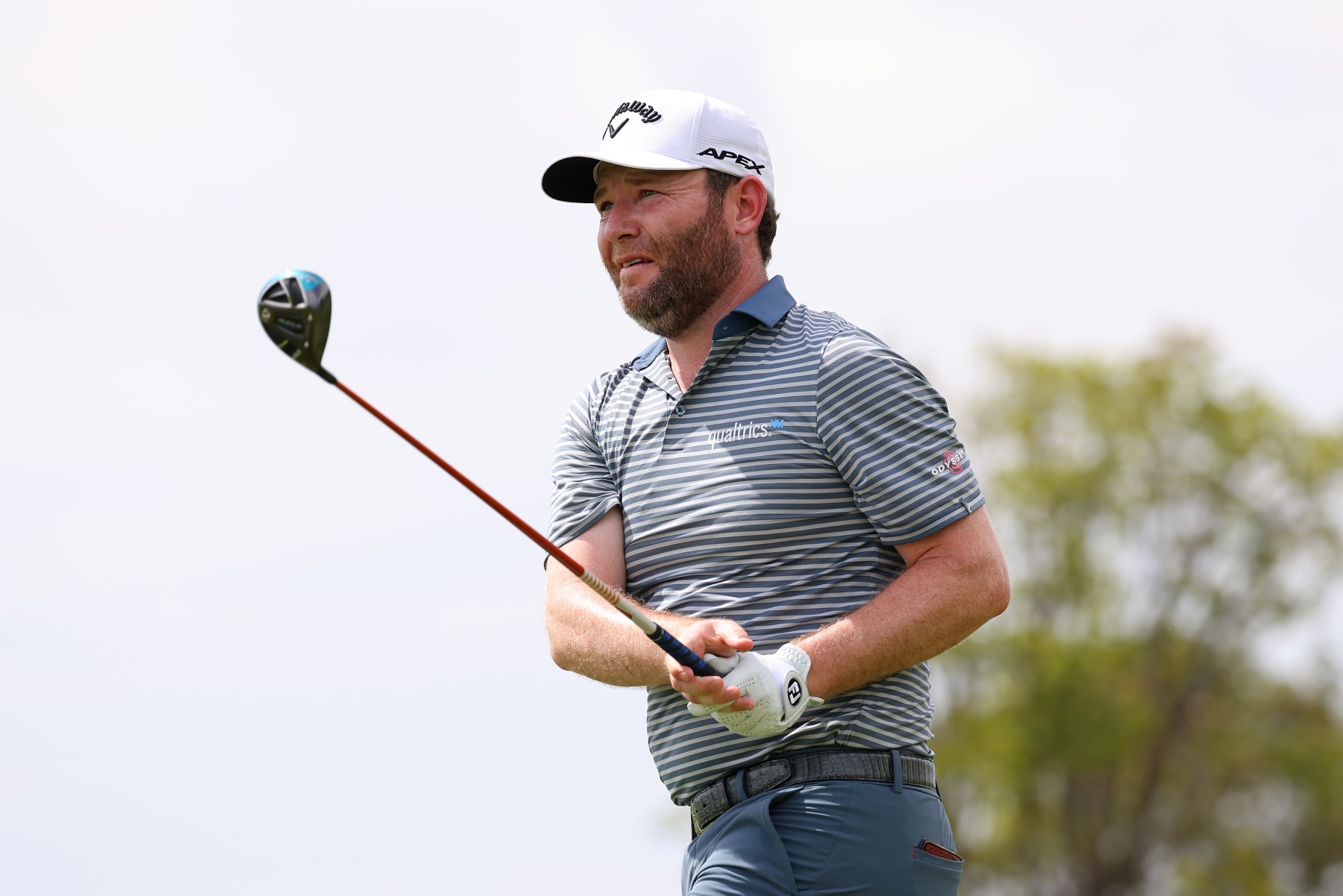 PATHUM THANI, THAILAND - OCTOBER 07: Branden Grace of Stinger GC plays his second shot on the second hole during Day One of the LIV Golf Invitational - Bangkok at Stonehill Golf Course on October 07, 2022 in Pathum Thani, Thailand. (Photo by Chris Trotman/LIV Golf via Getty Images)