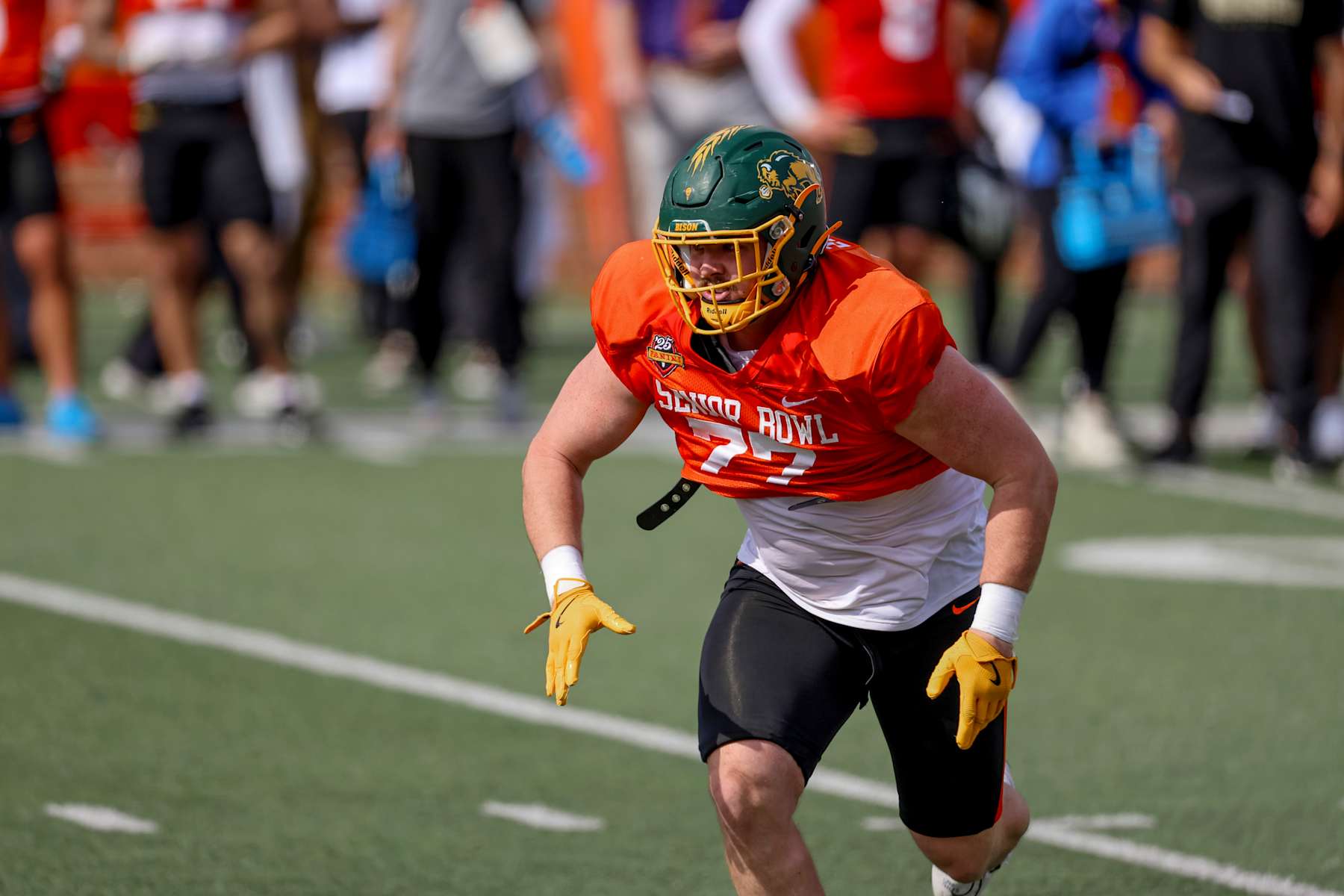 North Dakota State offensive lineman Grey Zabel