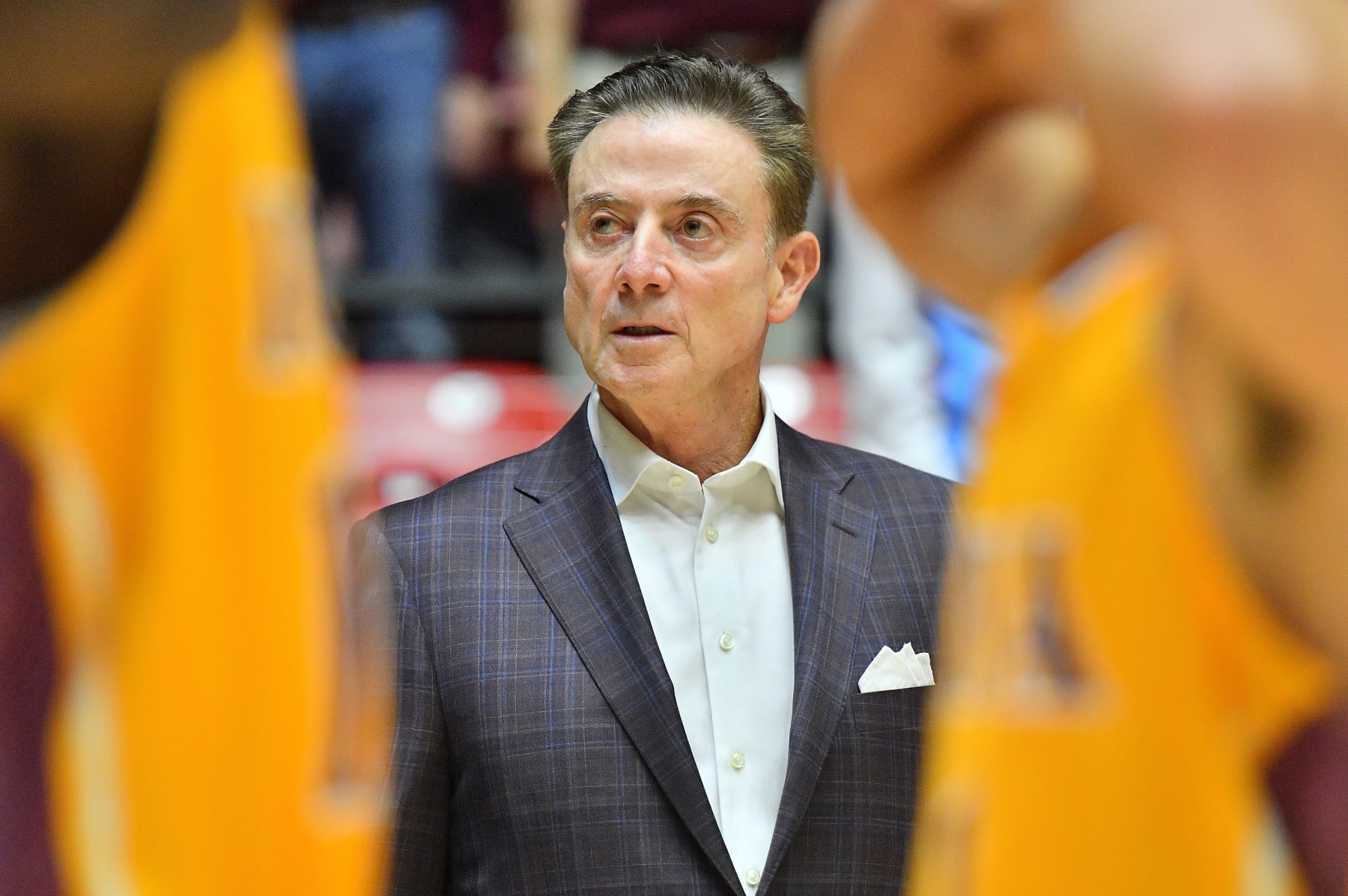 ALBUQUERQUE, NEW MEXICO - DECEMBER 18: Head coach Rick Pitino of the Iona Gaels stands on the court before his team's game against the New Mexico Lobos at The Pit on December 18, 2022 in Albuquerque, New Mexico. (Photo by Sam Wasson/Getty Images)