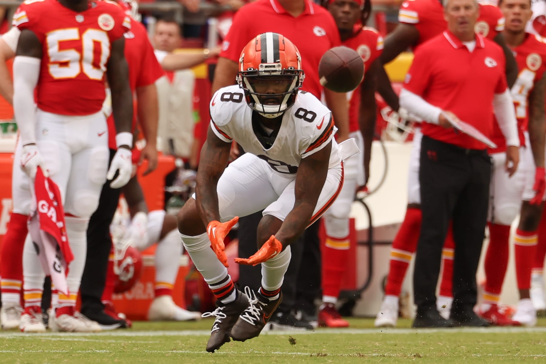 Cleveland Browns wide receiver Elijah Moore