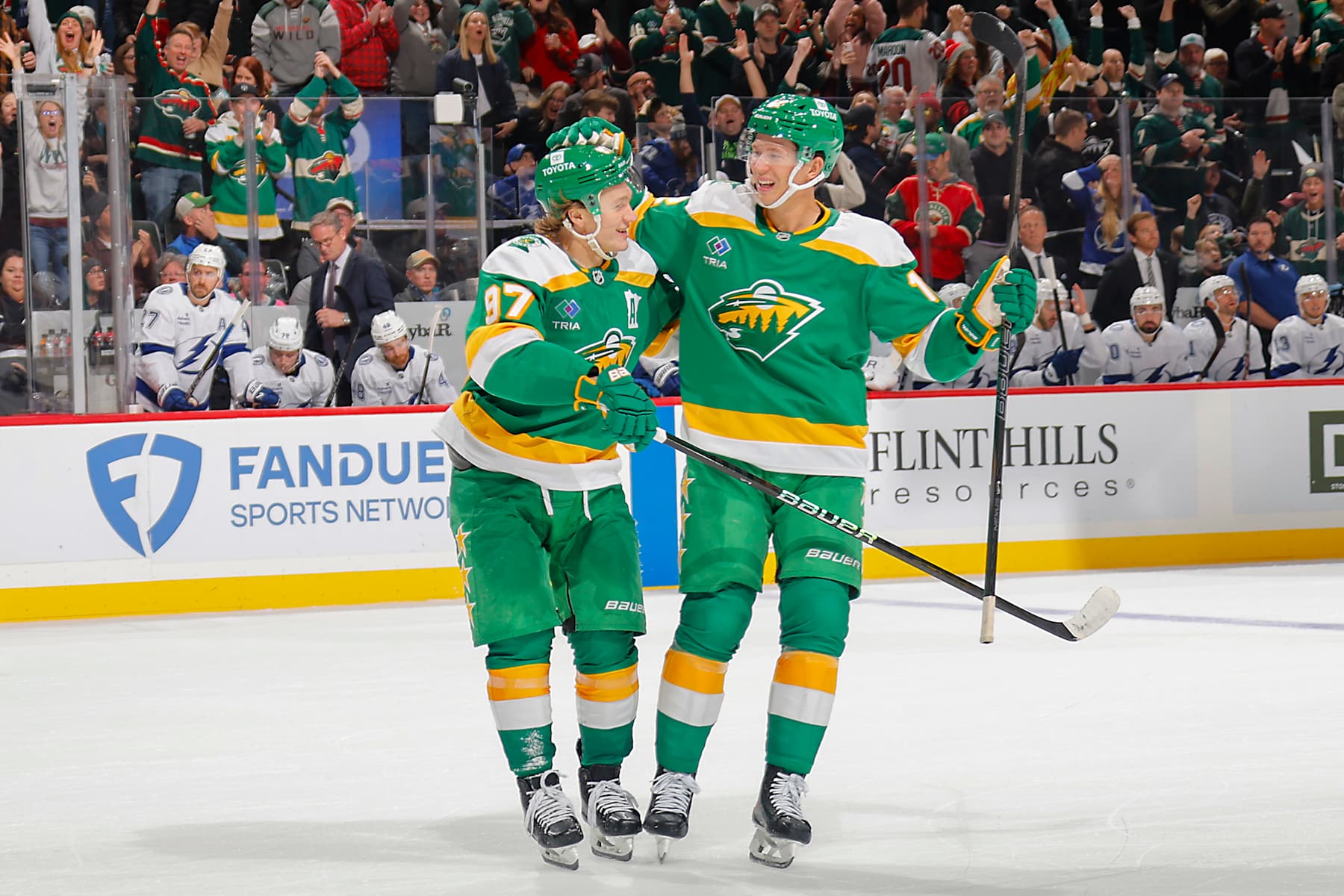 Kirill Kaprizov and Matt Boldy.