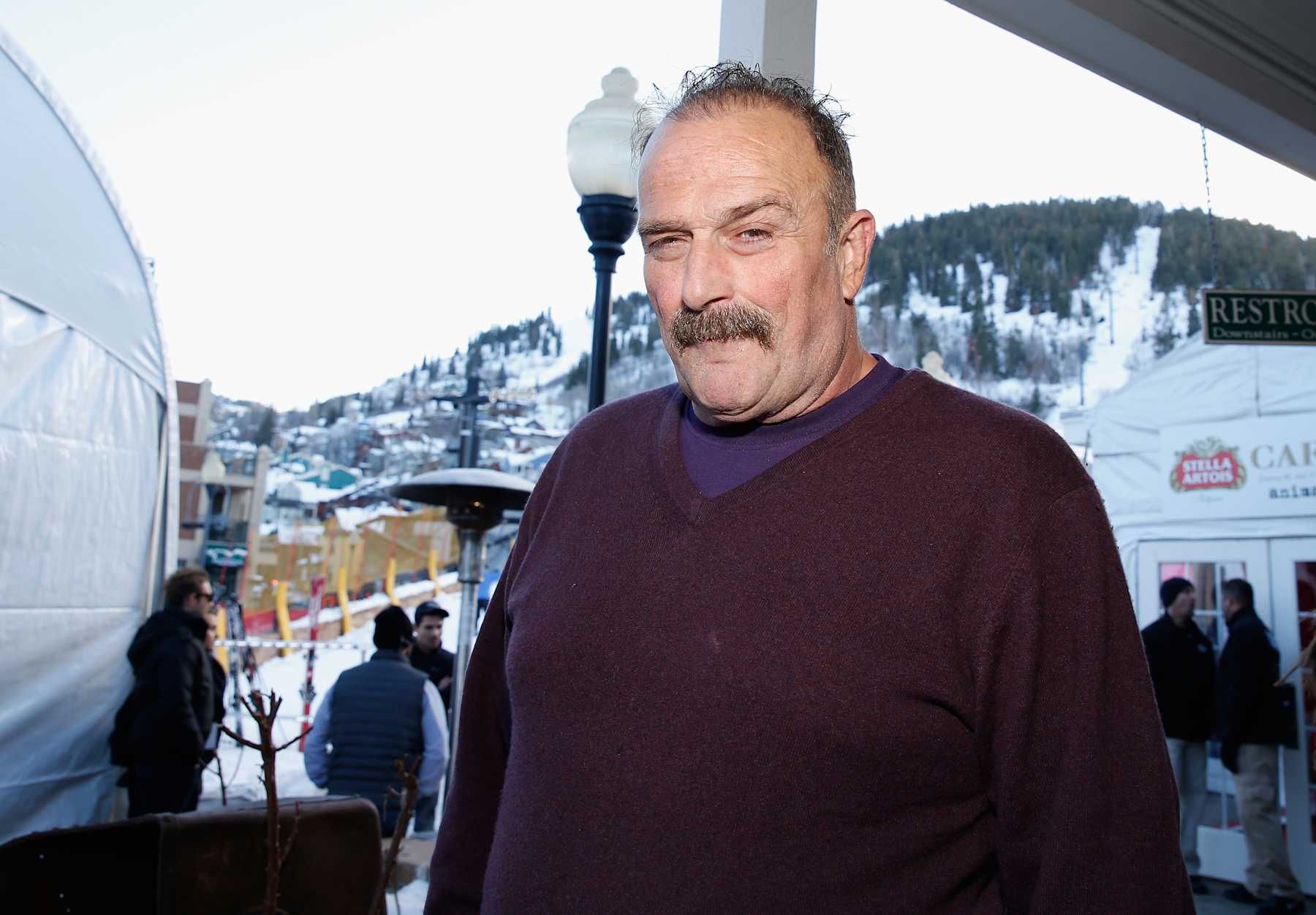 PARK CITY, UT - JANUARY 23:   Wrestler Jake 'The Snake' Roberts attends Stella Artois At The Village At The Lift 2015 - Day 1 on January 23, 2015 in Park City, Utah.  (Photo by Rick Kern/Getty Images for Stella Artois)