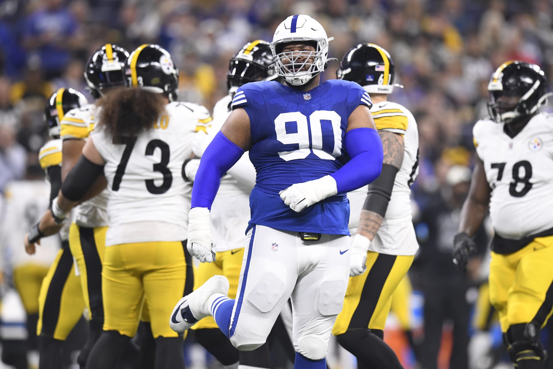 Indianapolis Colts nose tackle Grover Stewart