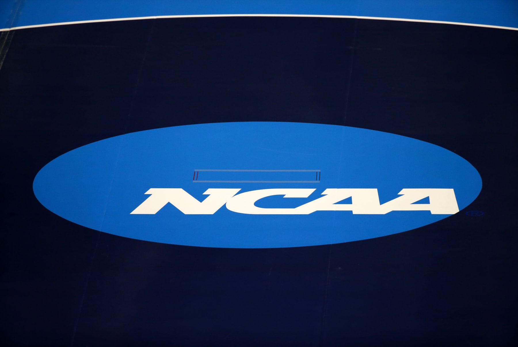ST. LOUIS, MO - MARCH 18: A view of the center of the wrestling mat during the championship finals of the NCAA Wrestling Championships on March 18, 2017 at the Scottrade Center in St. Louis, Missouri. (Photo by Hunter Martin/Getty Images)