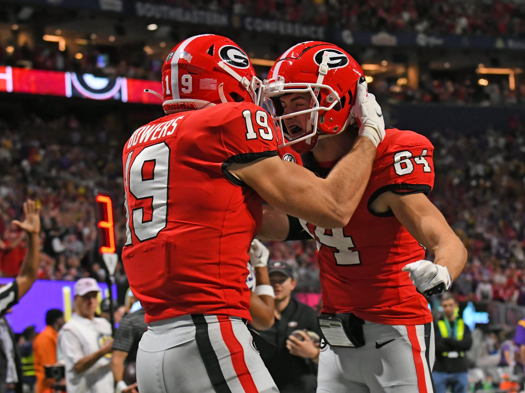 Brock Bowers and Ladd McConkey