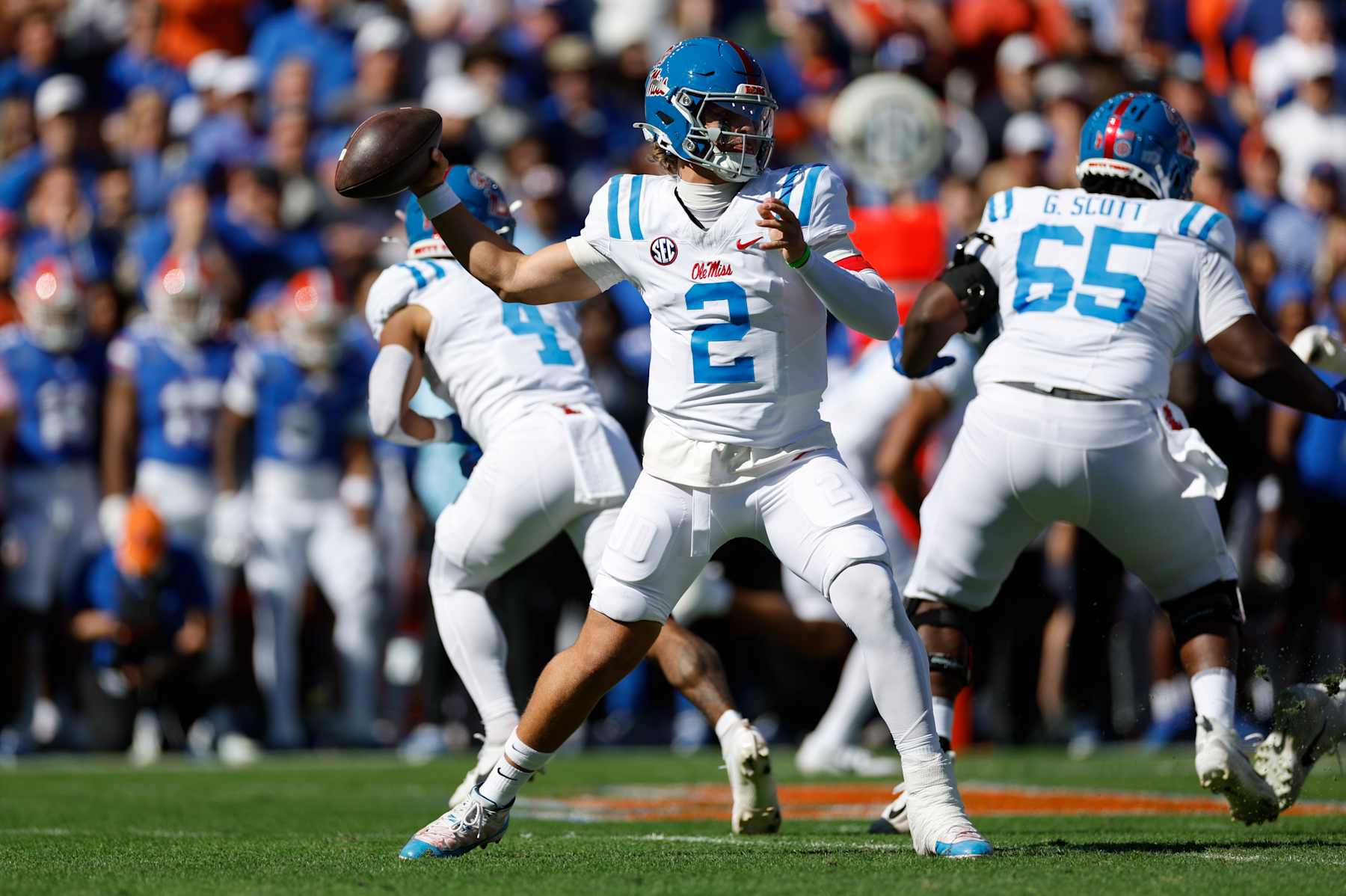 Ole Miss quarterback Jaxson Dart