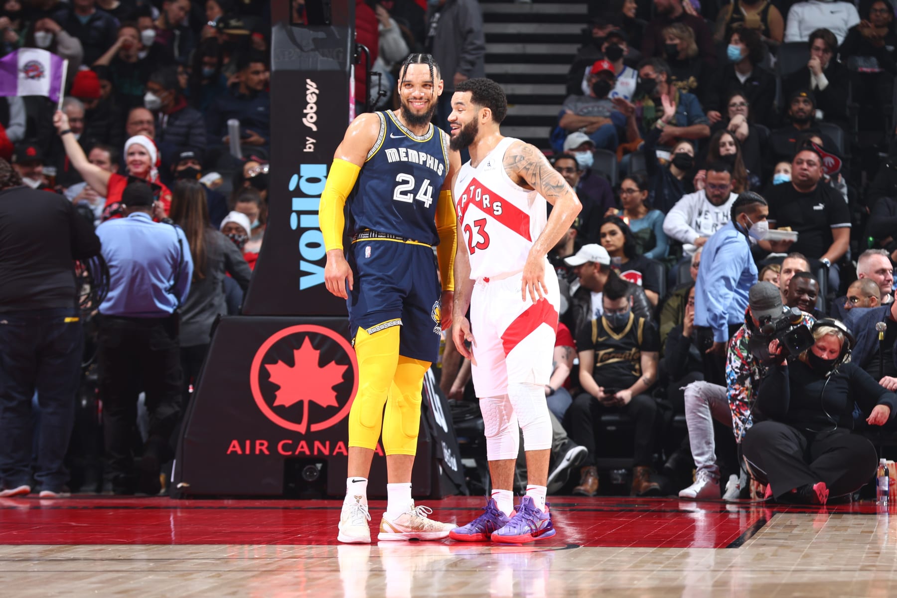 Dillon Brooks and Fred VanVleet