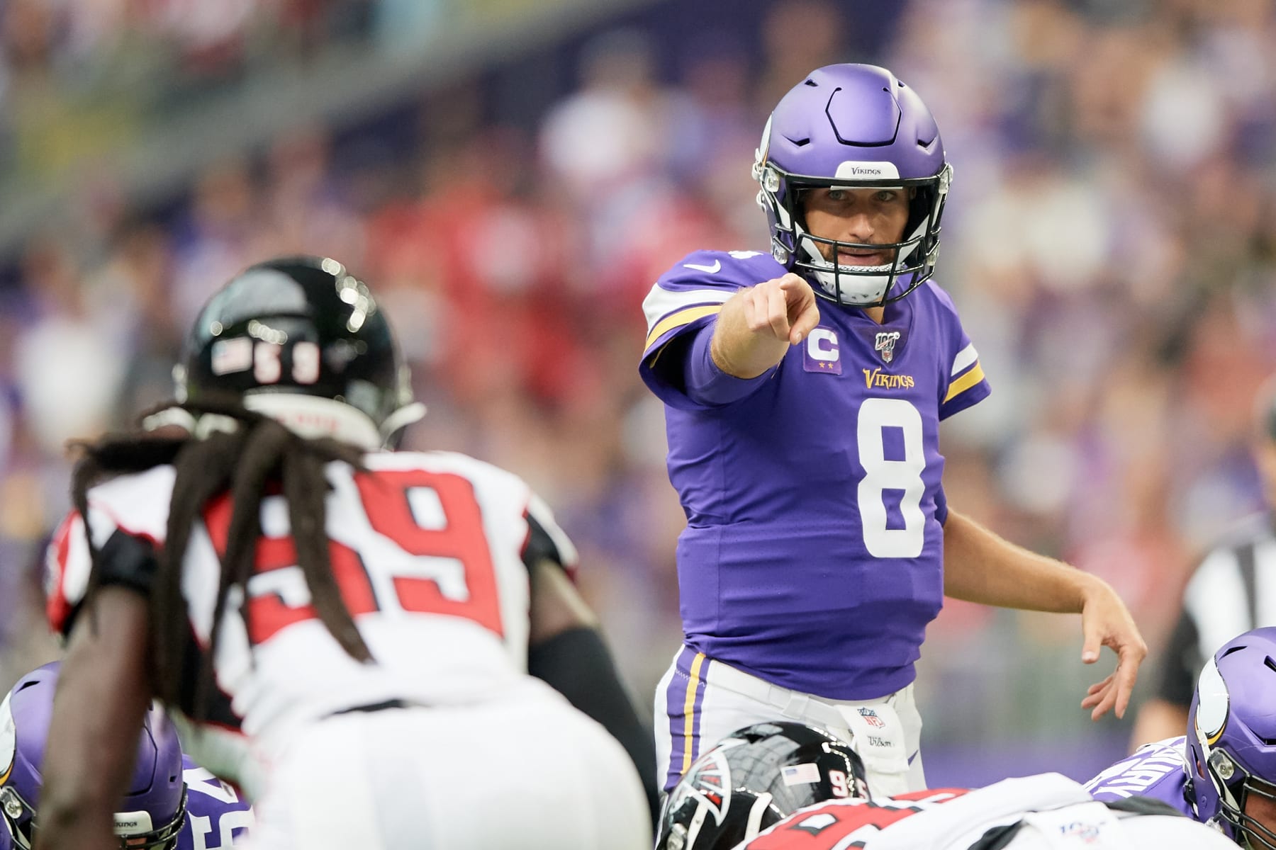 New Atlanta Falcons quarterback Kirk Cousins