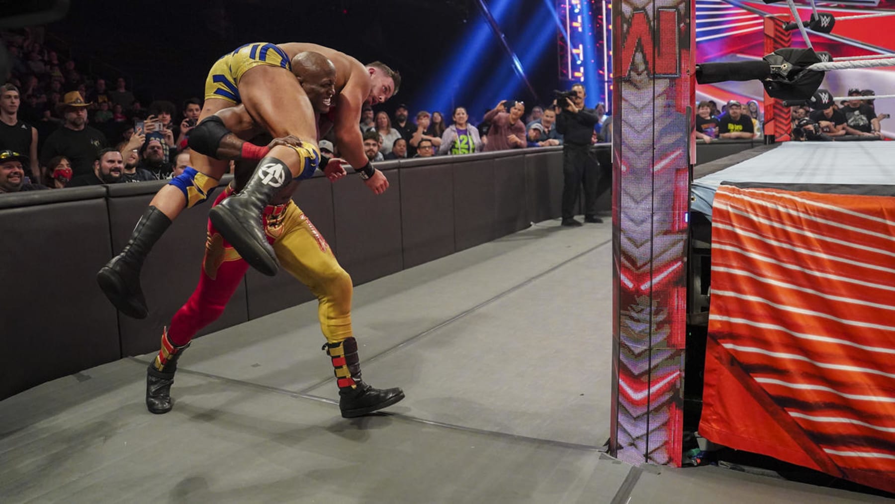 Austin Theory's cash-in attempt went awry thanks to the interference of Bobby Lashley.