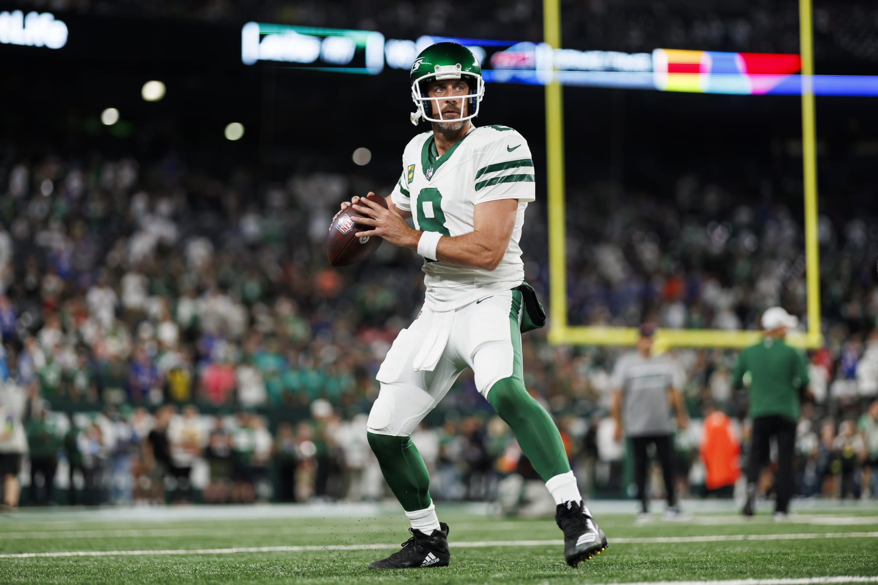 New York Jets quarterback Aaron Rodgers