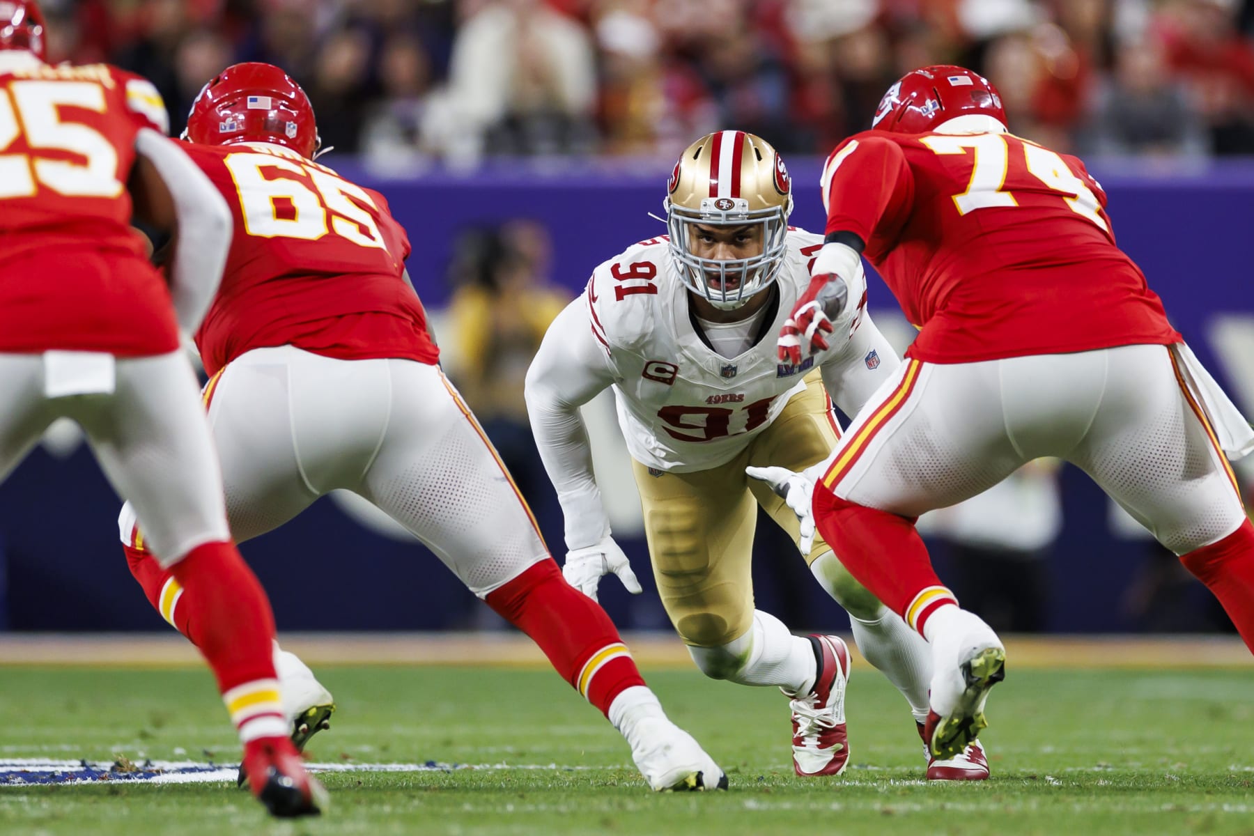 Former San Francisco 49ers defensive lineman Arik Armstead