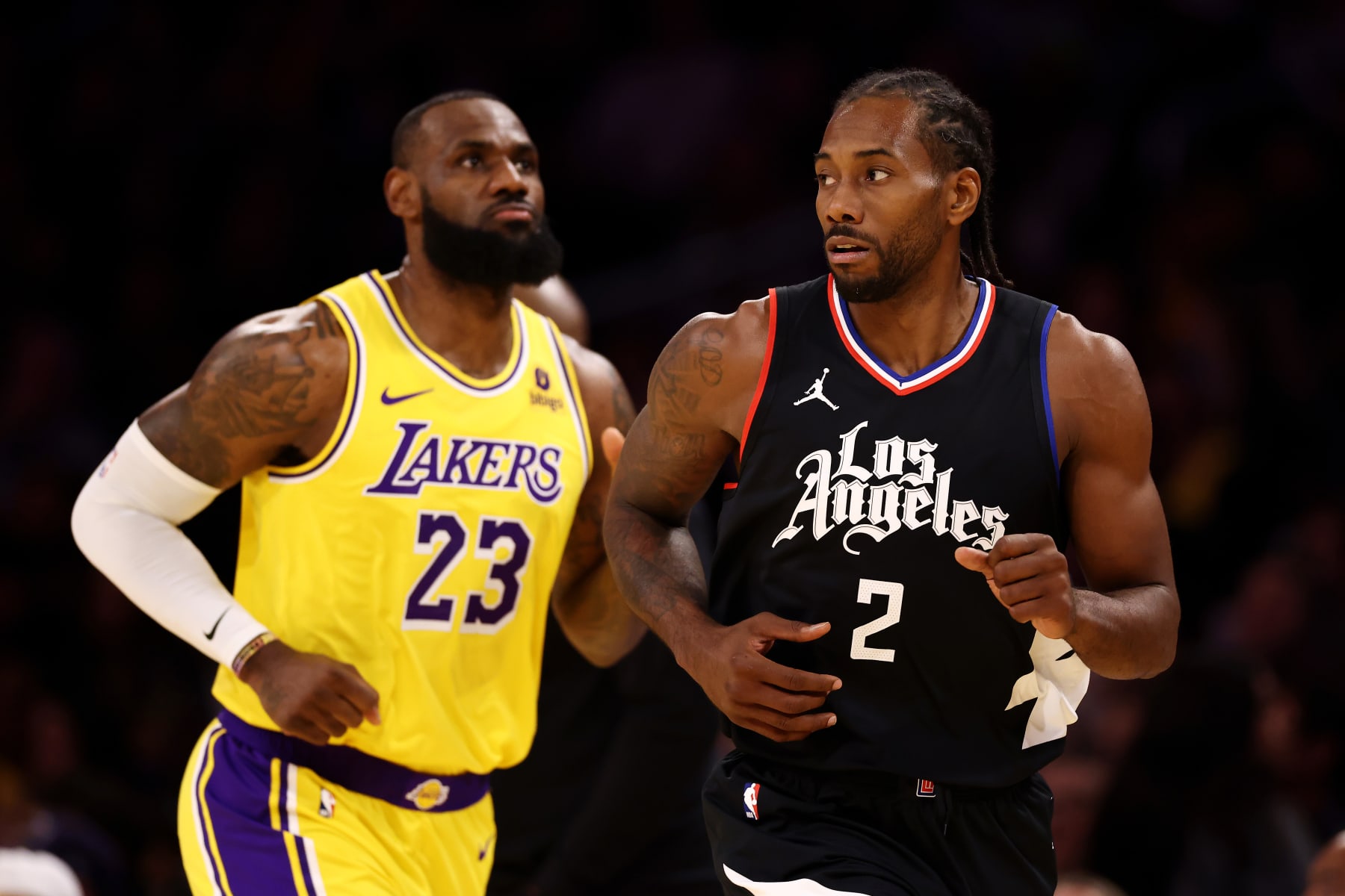 LeBron James and Kawhi Leonard