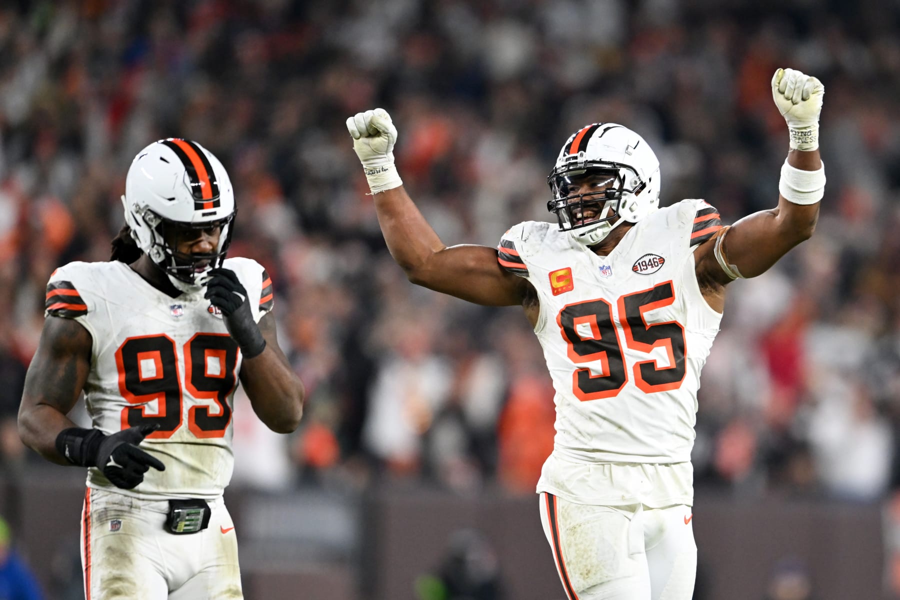 Za'Darius Smith and Myles Garrett