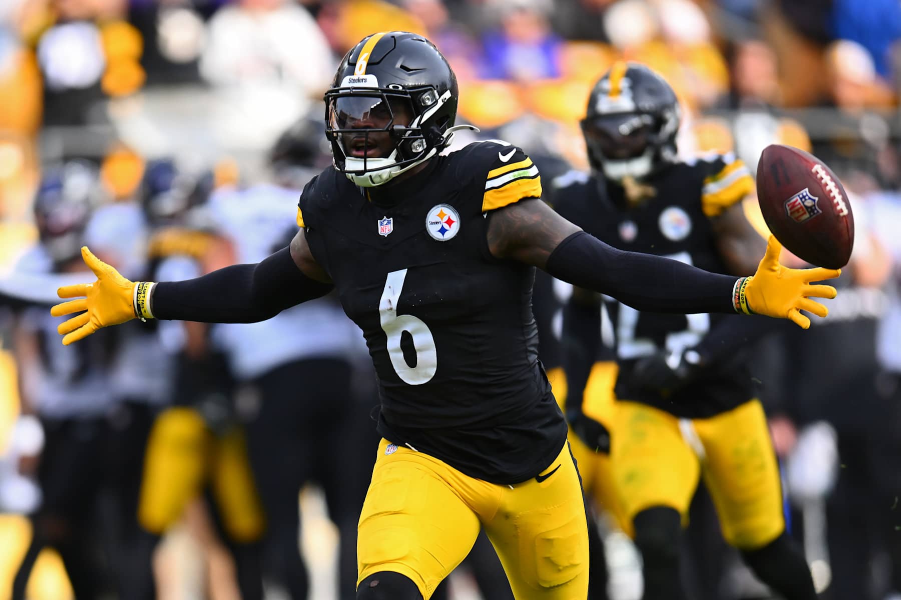 Pittsburgh Steelers linebacker Patrick Queen