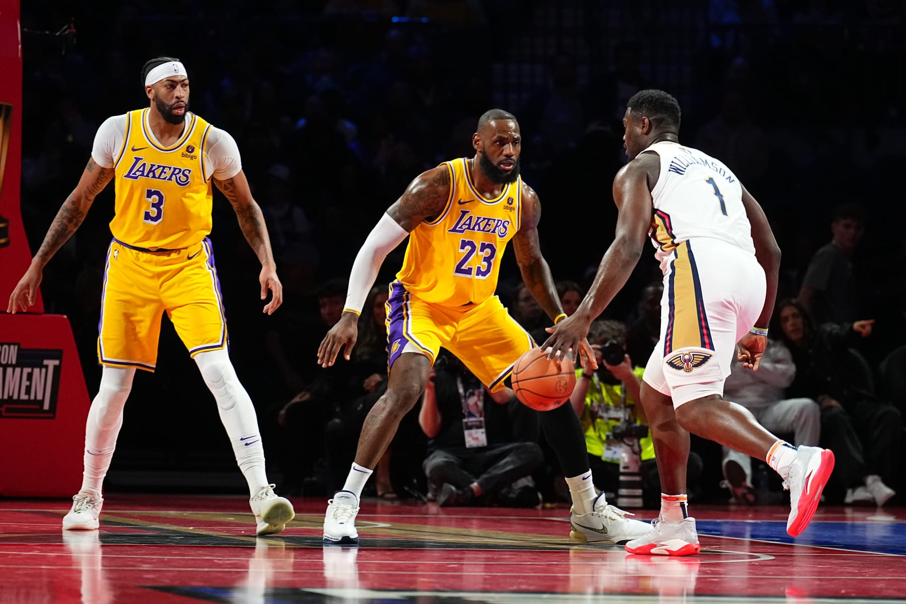 LeBron James and Zion Williamson