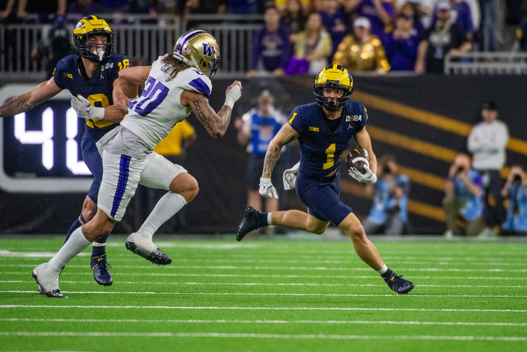 Michigan wide receiver Roman Wilson