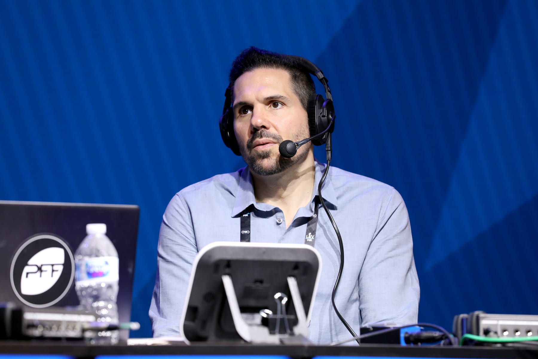 MIAMI, FLORIDA - JANUARY 30: XFL's Dean Blandino speaks onstage during day 2 of SiriusXM at Super Bowl LIV on January 30, 2020 in Miami, Florida. (Photo by Cindy Ord/Getty Images for SiriusXM )