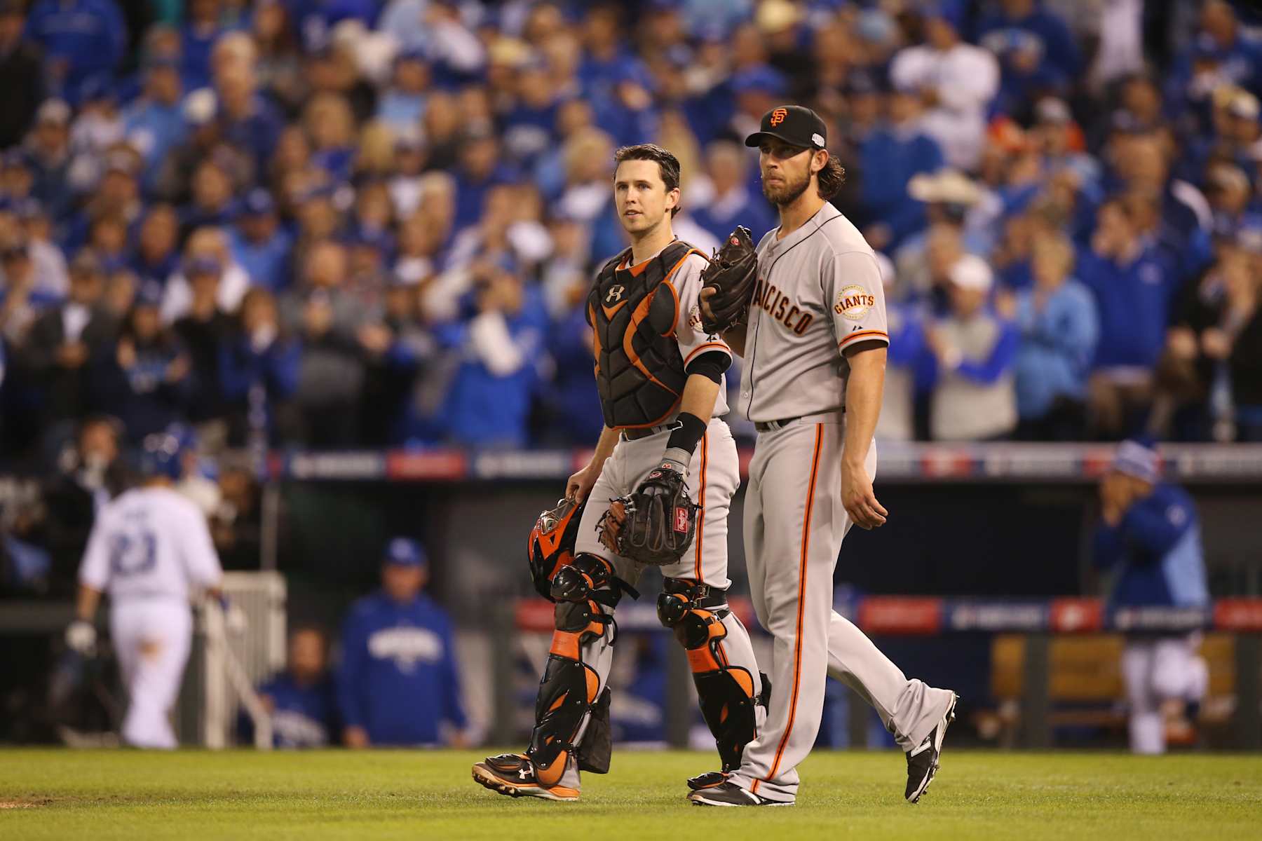 Buster Posey and Madison Bumgarner