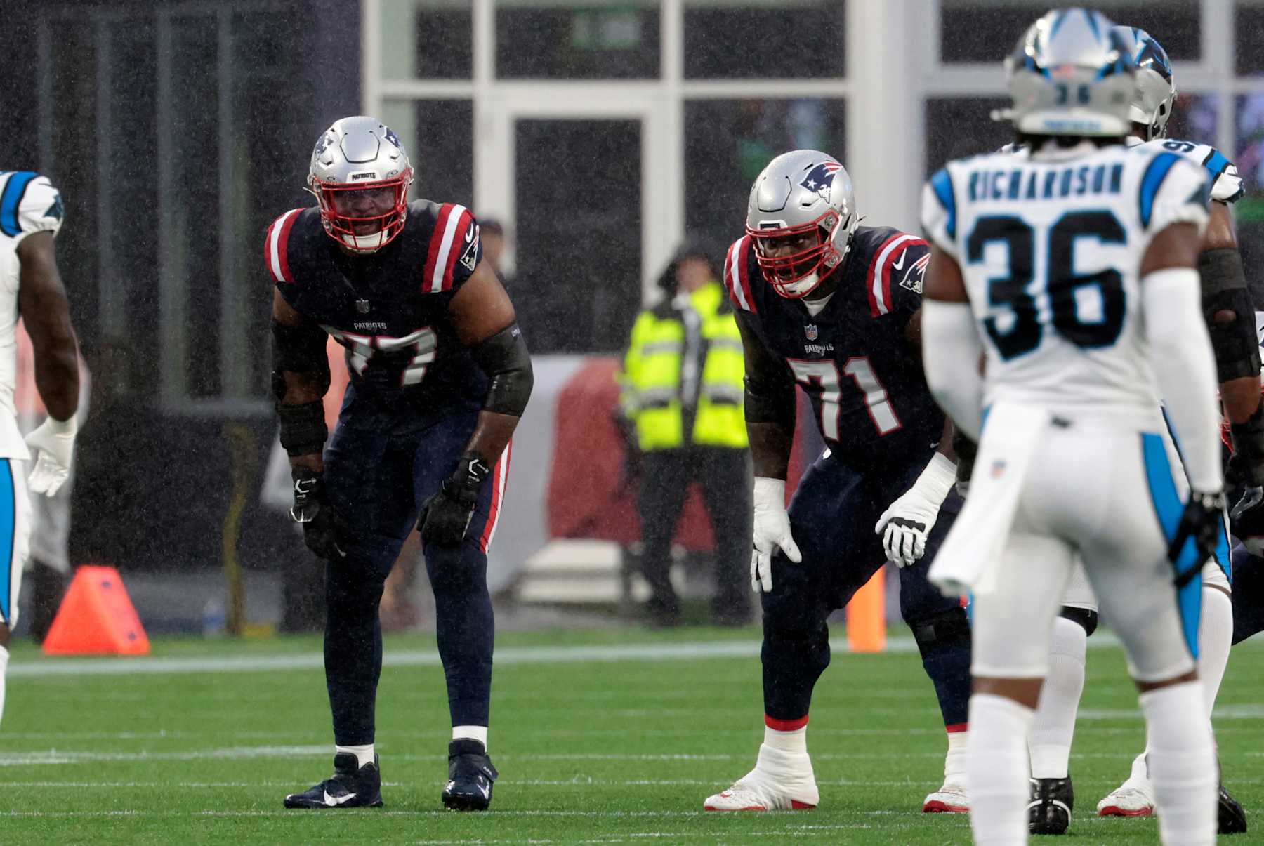 New England Patriots left tackle Chukwuma Okorafor
