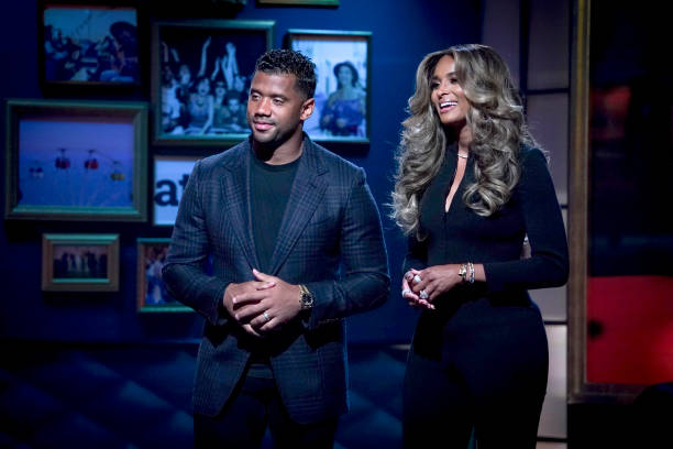 ROLL UP YOUR SLEEVES: PRESENTED BY WALGREENS -- Pictured: (l-r) Russell Wilson, Ciara -- (Photo by: Chris Haston/NBC/NBCU Photo Bank via Getty Images)