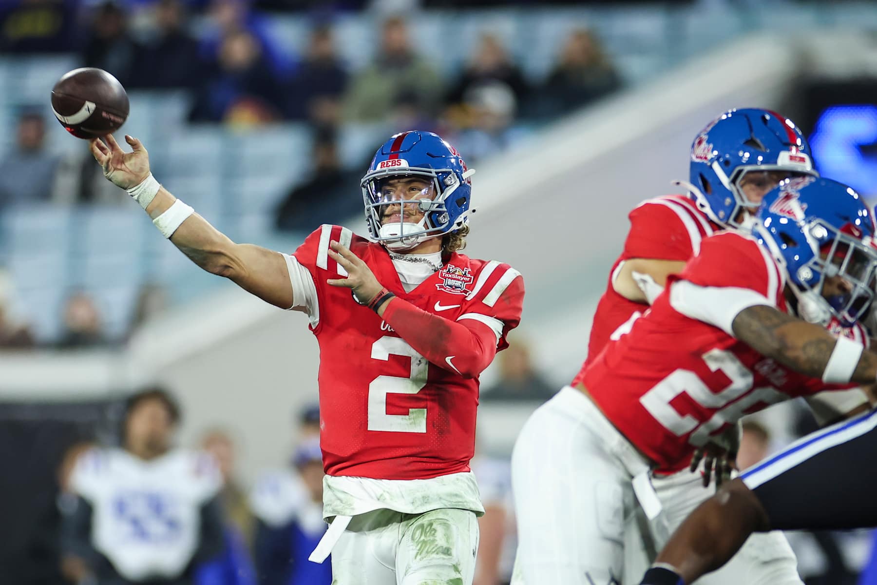 Ole Miss quarterback Jaxson Dart