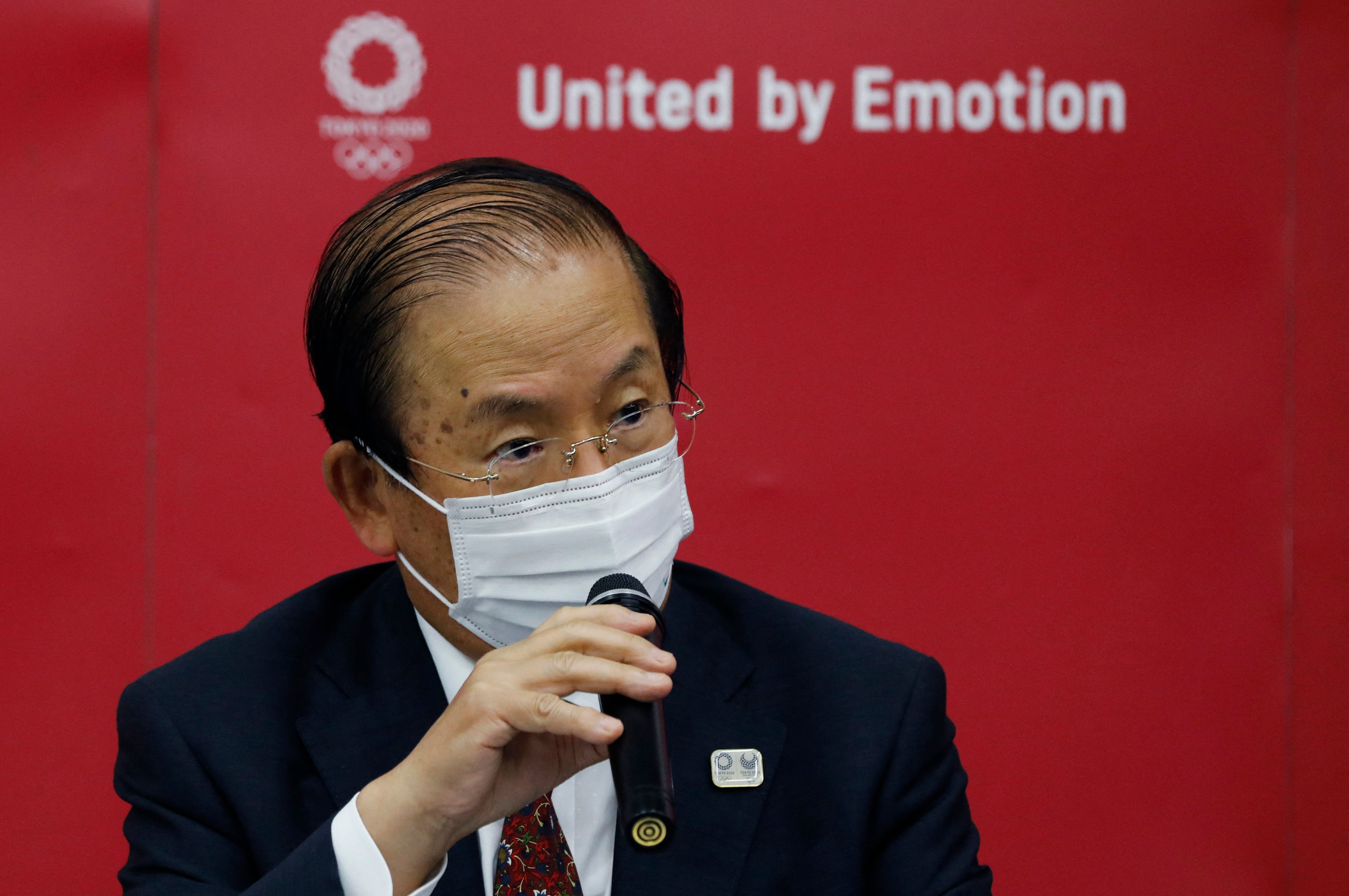 Tokyo organising committee CEO Toshiro Muto speaks during a news conference after the International Olympic Committee (IOC) executive board meeting in Tokyo onJune 9, 2021. (Photo by KIM KYUNG-HOON / POOL / AFP) (Photo by KIM KYUNG-HOON/POOL/AFP via Getty Images)