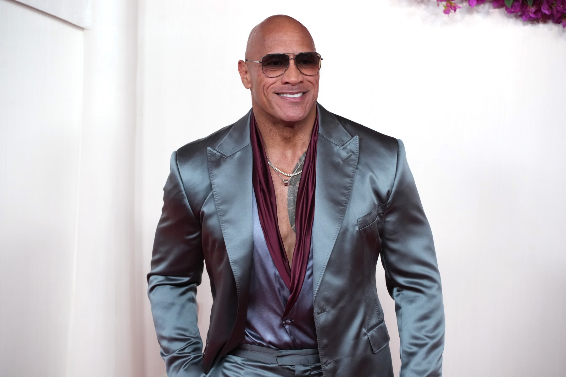 HOLLYWOOD, CALIFORNIA - MARCH 10: Dwayne Johnson attends the 96th Annual Academy Awards on March 10, 2024 in Hollywood, California. (Photo by Jeff Kravitz/FilmMagic)