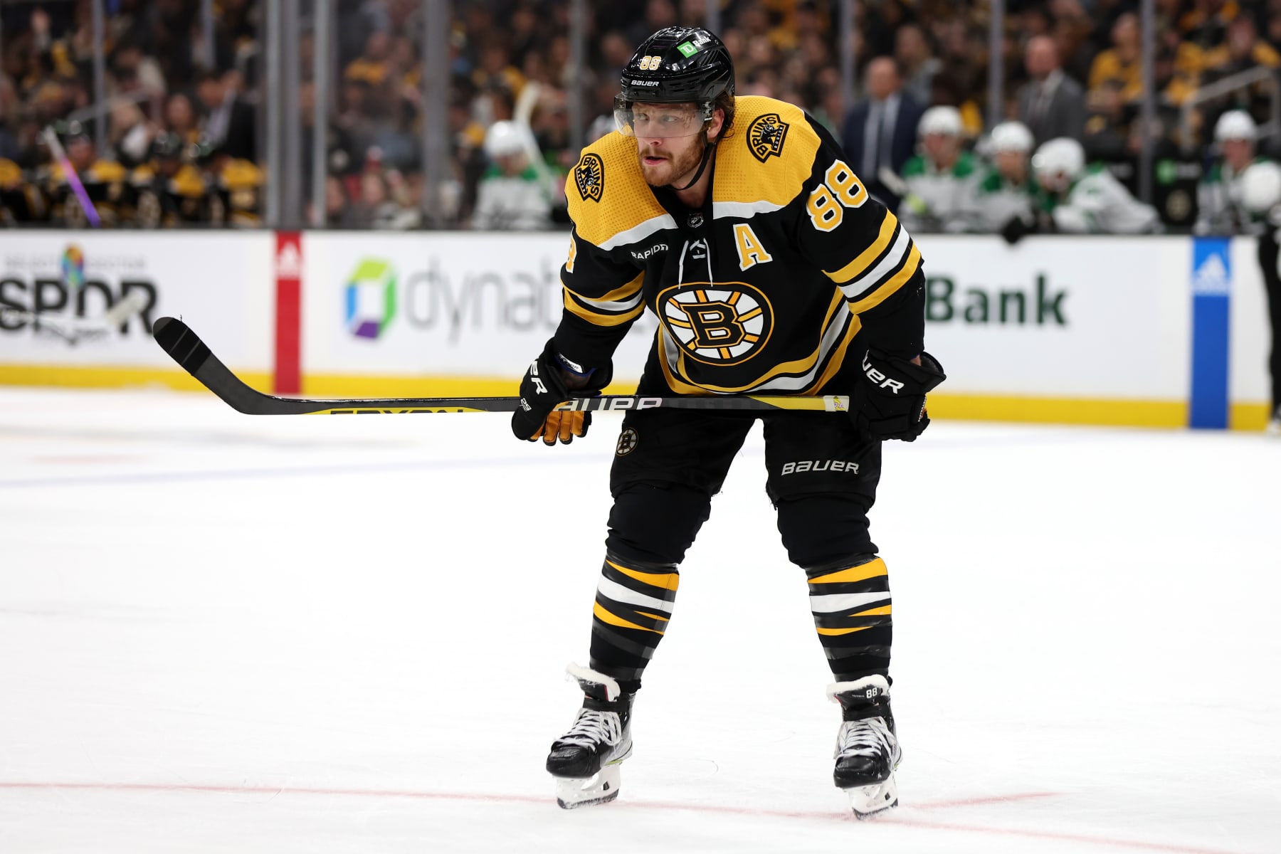 David PastrÅák continues to put up points in a contract year for the Bruins.