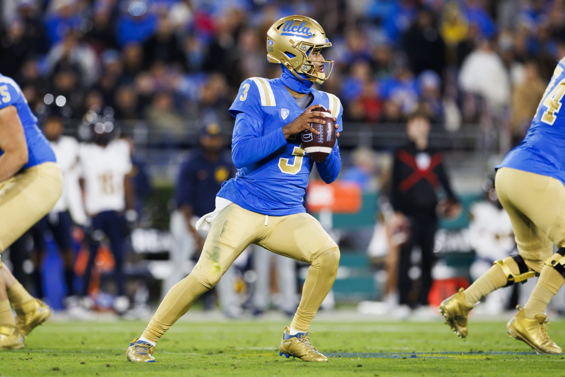 Dante Moore transferred to Oregon after his 2023 season with UCLA. 