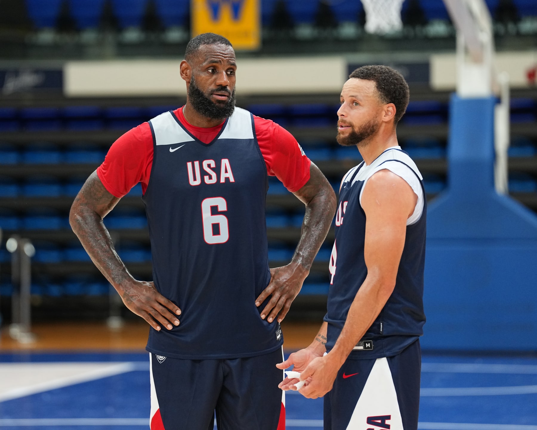 LeBron James and Stephen Curry