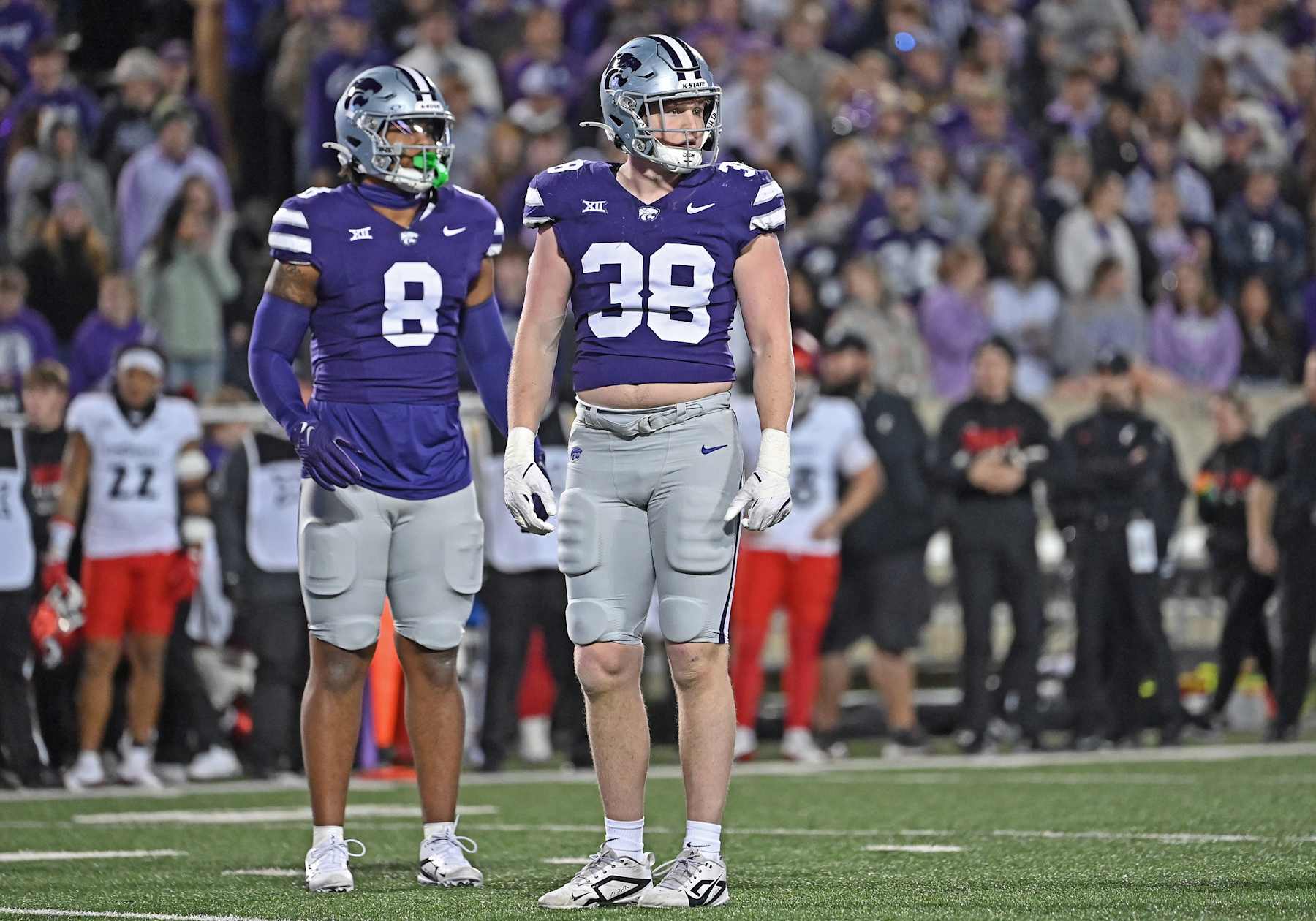 Kansas State defensive end Brendan Mott 