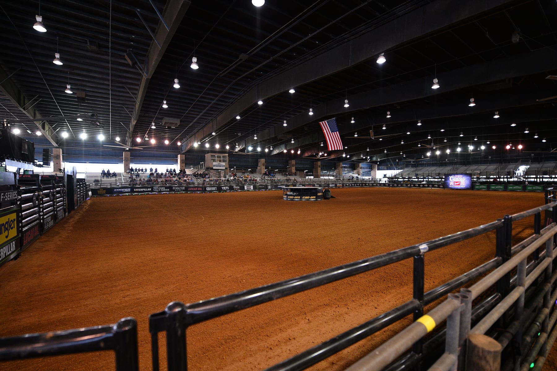 OKEECHOBEE, FLORIDA - JANUARY 31: A general view of the arena prior to the PBR Unleash The Beast bull riding event at Okeechobee Agri-Civic Center on January 31, 2021 in Okeechobee, Florida. (Photo by Mark Brown/Getty Images)