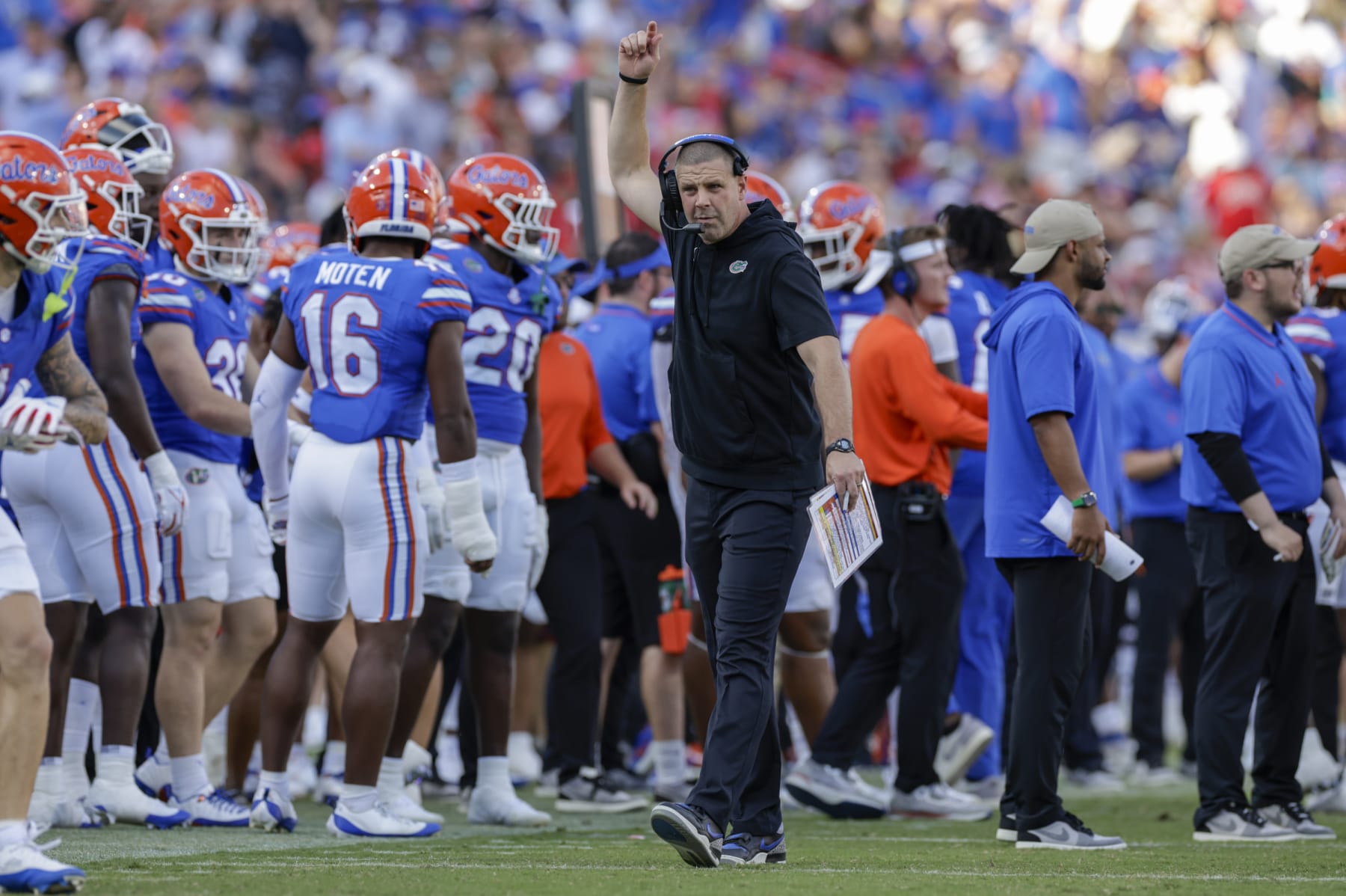 Florida Gators head coach Billy Napier