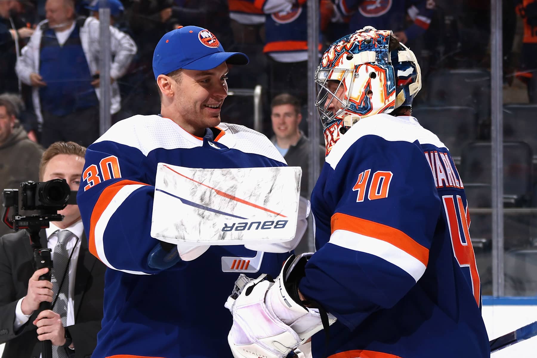 Ilya Sorokin and Semyon Varlamov.