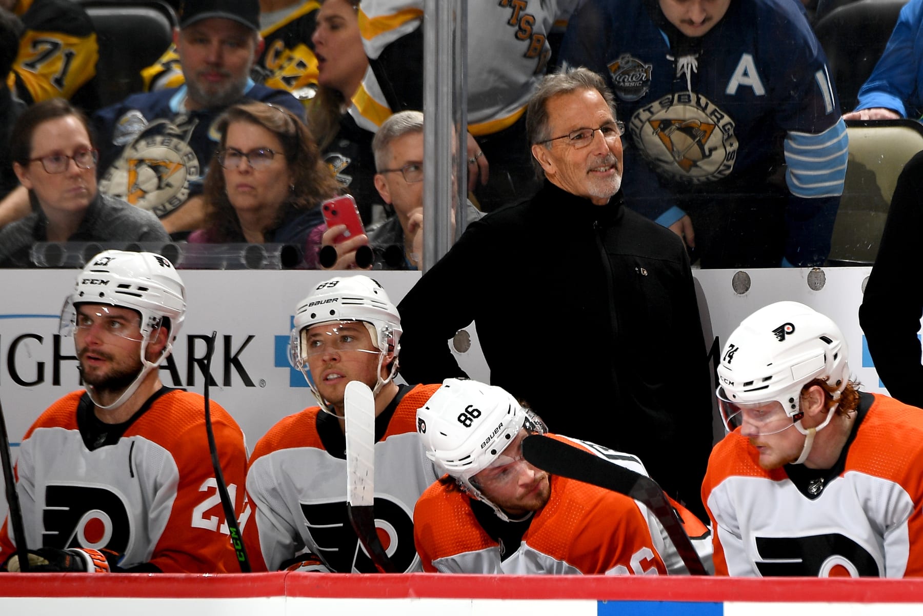 Flyers head coach John Tortorella