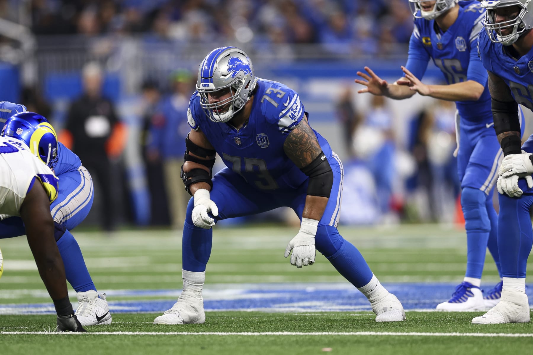 New Los Angeles Rams guard Jonah Jackson