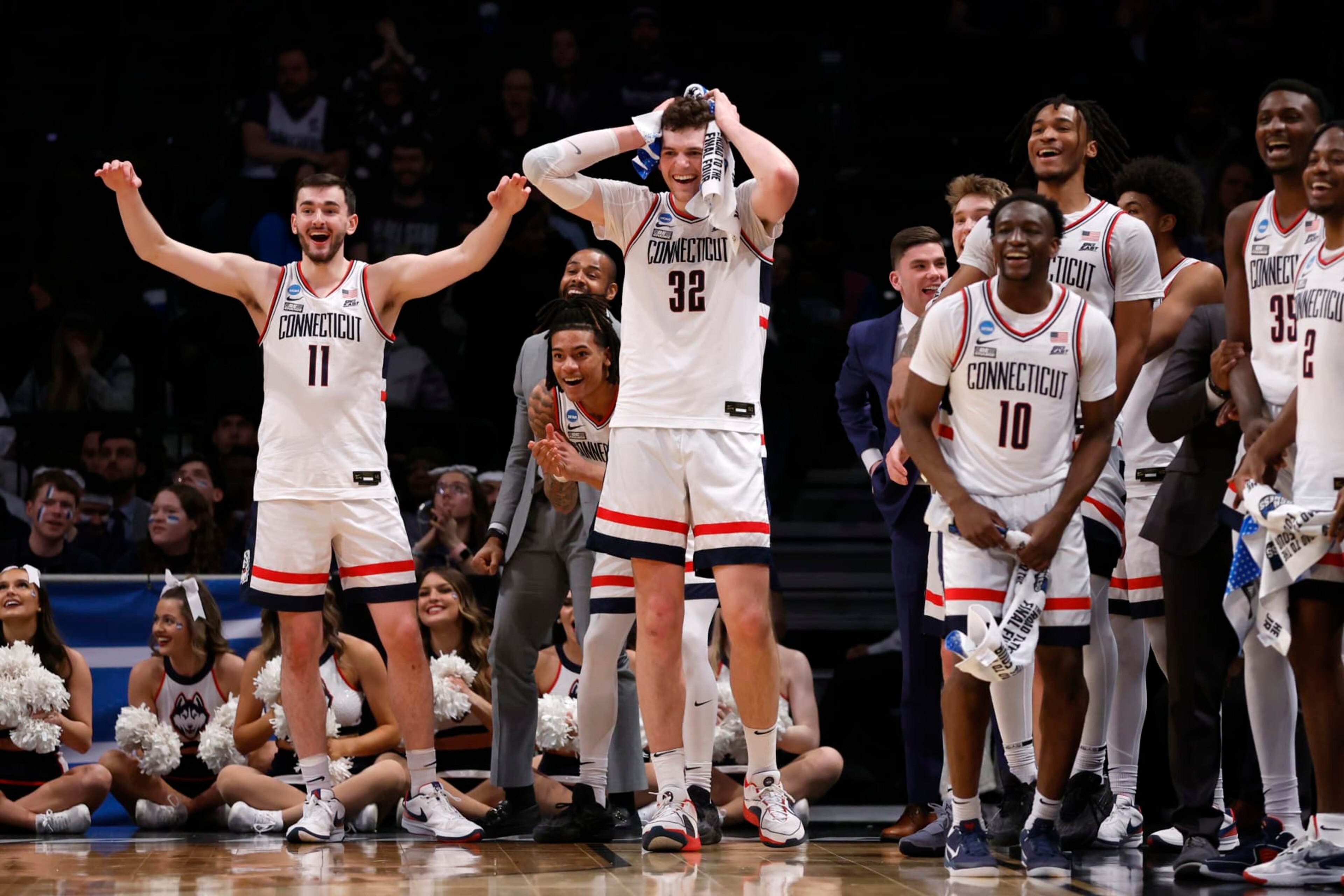 UConn's Alex Karaban and Donovan Clingan